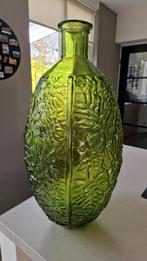 Grote groene vaas - 60cm, Huis en Inrichting, Woonaccessoires | Vazen, Ophalen, 50 tot 75 cm, Groen, Glas