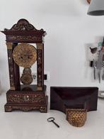 Mooie Grote Antieke klok (1850-1900) Portiekklok Kolomklok, Ophalen