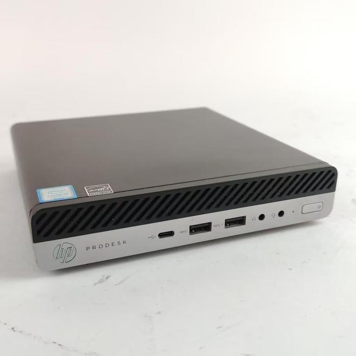 HP ProDesk 600 G3 desktop mini-pc, Computers en Software, Desktop Pc's, Refurbished, 2 tot 3 Ghz, SSD, 8 GB, Ophalen of Verzenden
