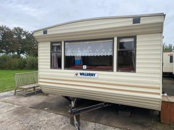 Willerby alu stacaravan 8.50x3.75 2 slk. zeer schoon badkame beschikbaar voor biedingen