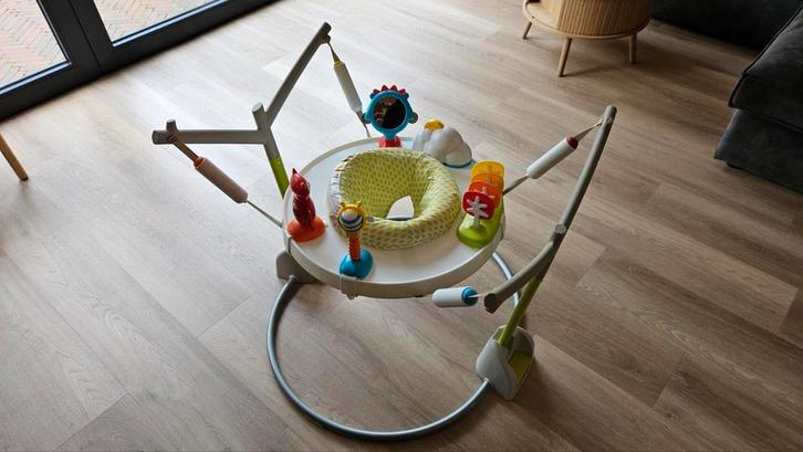 Baby Bouncer - Springkussen voor baby's, Kinderen en Baby's, Speelgoed | Babyspeelgoed, Zo goed als nieuw, Babygym, Met licht