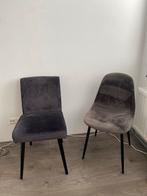 Twee grijze stoelen, Ophalen, Gebruikt, Twee, Metaal