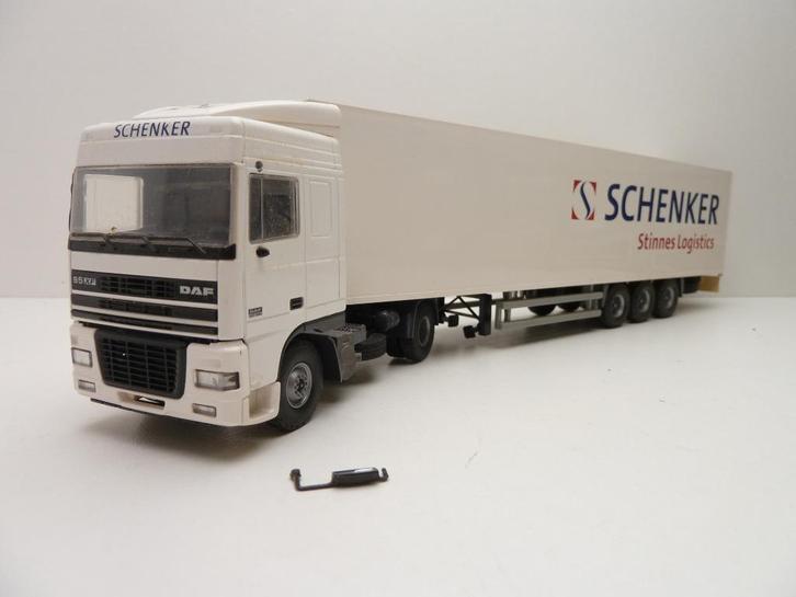 DAF XF  '' Schenker transport ''  Tekno, Hobby en Vrije tijd, Modelauto's | 1:50, Gebruikt, Bus of Vrachtwagen, Tekno, Ophalen of Verzenden