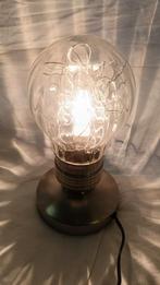 Design tafellamp – 30 cm hoog, uniek lichtpatroon, Ophalen of Verzenden, Modern, Minder dan 50 cm, Glas