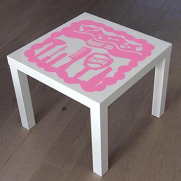 Make up tafel Sticker beschikbaar voor biedingen