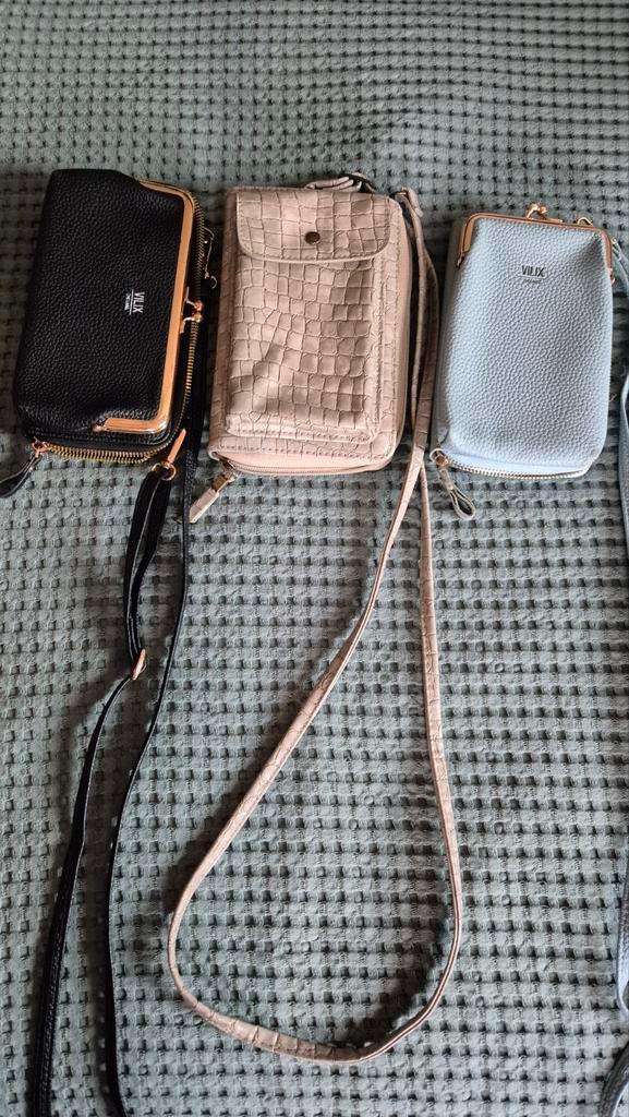 3x telefoontasje  - Handig & Stijlvol!, Sieraden, Tassen en Uiterlijk, Tassen | Damestassen, Gebruikt, Schoudertasje, Overige kleuren