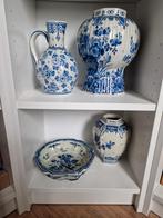 Delftsblauw vazen en borden, Antiek en Kunst, Antiek | Keramiek en Aardewerk, Ophalen of Verzenden