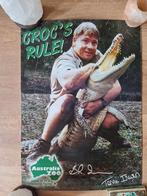 Steve Irwin | poster uit Australian Zoo |  jaartal 2002, Ophalen of Verzenden, A1 t/m A3, Rechthoekig Staand, Film en Tv