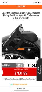 Bevestiging (Quick release) tbv koffer - rechts, Motoren, Onderdelen | Harley-Davidson