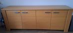 Blank eiken dressoir, Huis en Inrichting, Kasten | Dressoirs, Ophalen, Gebruikt, Eikenhout, 200 cm of meer