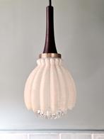 Vintage hanglamp - Jaren 60 - Glas, Gebruikt, Vintage, Ophalen of Verzenden, 75 cm of meer