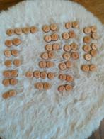 Nieuw, beukenhouten letters Rond, Kraal, ., Nieuw, Ophalen of Verzenden