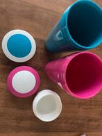 Mepal drinkbeker roze blauw als nieuw, Ophalen, Zo goed als nieuw, Blauw, Beker of Kan