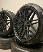20 Inch Originele VOSSEN HF-7 velgen + Continental banden, Ophalen of Verzenden