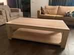 Massieve salontafel – 140x70 cm - teab, Huis en Inrichting, Ophalen, Gebruikt, 100 tot 150 cm, 50 tot 100 cm