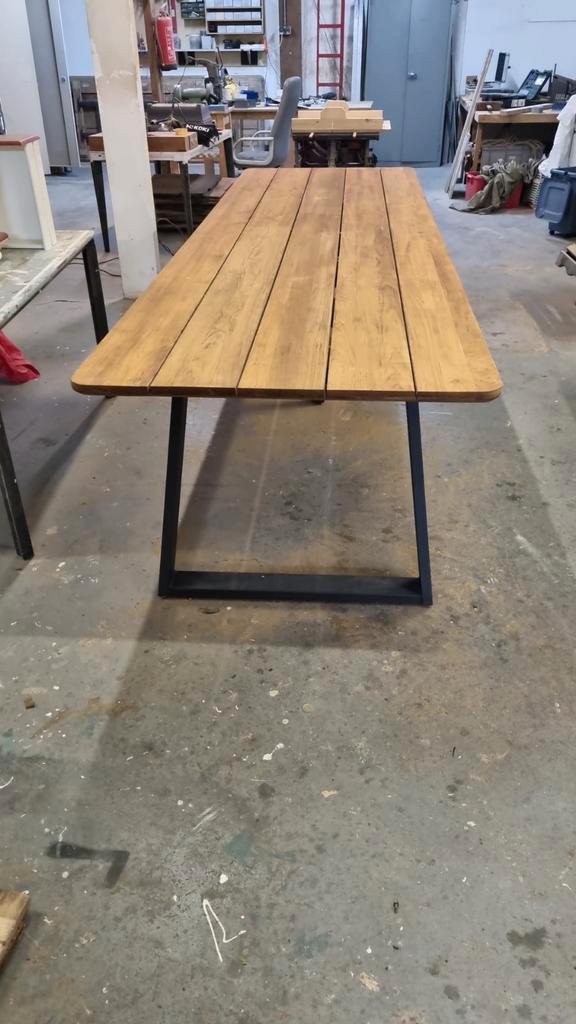 Tuintafel Suns Tomar Nu 1150 euro 340 cm Op=Op, Tuin en Terras, Tuintafels, Nieuw, Rechthoekig, Teakhout, Ophalen