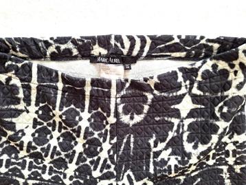 Broek/legging - MARC AUREL - Grijs / off white - Maat 38 beschikbaar voor biedingen