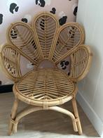 Rotan (kinder) stoel bloem - Perfecte staat!, Huis en Inrichting, Stoelen, Bruin, Riet of Rotan, Ophalen of Verzenden, Zo goed als nieuw