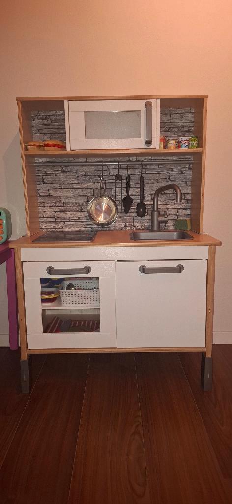 Speelkeukentje met veel extra's, Kinderen en Baby's, Speelgoed | Speelkeukens, Gebruikt, Speelkeuken, Hout, Ophalen