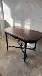 Antieke brocante zwarte tafel, Ophalen