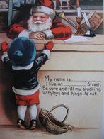 Nieuwe Kaart - Kind & Kerstman / Clapsaddle, Verzenden, 1980 tot heden, Ongelopen, Feest(dag)