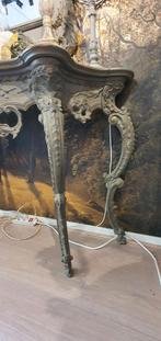 Prachtige Baroque rococo sidetable met spiegel., Ophalen, 5664HM, Zo goed als nieuw, De Knudd