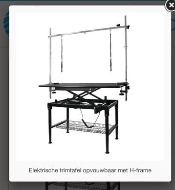 Elektronische verstelbare trimtafel beschikbaar voor biedingen