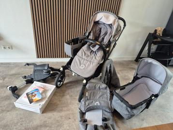 Bugaboo donkey duo grijs  beschikbaar voor biedingen