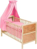 TecTake babybed met hemel roze NIEUW, Ophalen, Nieuw, Ledikant