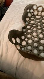 Metalen decoratie  (brons schaal zwaar verzilverd. ! Maat 25, Antiek en Kunst, Ophalen of Verzenden