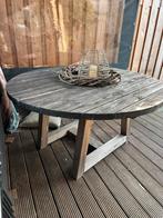 Te koop: Houten tuin tafel, Ophalen, Gebruikt, Eettafel, 6 zitplaatsen