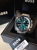 Originele Hugo Boss HB1513930 GLOBETROTTER  NIEUW  46MM, Overige merken, Staal, Staal, Polshorloge