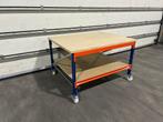 Werkbank 150x120x92 cm (LxBxH) op wielen - 2 Niveaus, Ophalen of Verzenden, Nieuw, 120 tot 170 cm