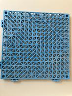 Tegel rubberplastic blauw 30x30 cm buigzaam inklikbaar 150st, Tuin en Terras, Tegels en Klinkers, Ophalen, Overige typen, Rubber