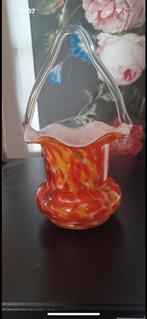 Fenton  Art Glass, vaasje met handvat, Ophalen of Verzenden