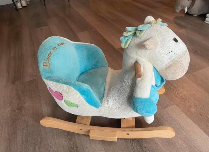 Hobbel paard/zebra, Kinderen en Baby's, Speelgoed | Hobbelfiguren, Gebruikt, Ophalen
