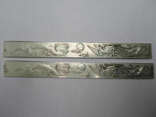 Antieke presse- papier set tibet zilver ( miao zilver) #8985, Antiek en Kunst, Kunst | Niet-Westerse kunst, Ophalen of Verzenden
