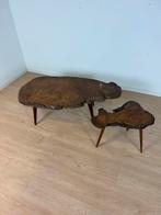 Antieke/vintage/retro salontafels bijzettafels boomstronk, Ophalen