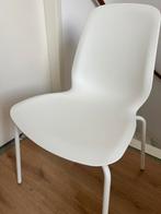 Eetkamerstoel Lidås wit/ 2 stuk/ 20euro per stuk, Ophalen, Gebruikt, Wit, Twee