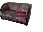 Vintage Sofa/ Art Deco canapé / Kleurrijke stof/135 cm br., Verzenden