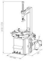 WTC350 Banden demonteermachine, Auto diversen, Autogereedschap, Paderbornstraat 1, Info@wolftools.nl, Wolf Tools, Nieuw