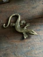 Metalen/koperen salamander, Ophalen of Verzenden, Gebruikt