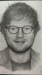 Tekening van Ed Sheeran, Minder dan 50 cm, Tekening, Ophalen of Verzenden, Zo goed als nieuw
