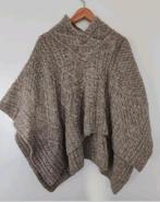 Carraigdonn Iers Noors wollen poncho trui s m l xl xxl, Carraigdonn, Ophalen of Verzenden, Zo goed als nieuw, Grijs