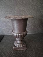 Gietijzeren vaas bruin, Antiek en Kunst, Ophalen of Verzenden