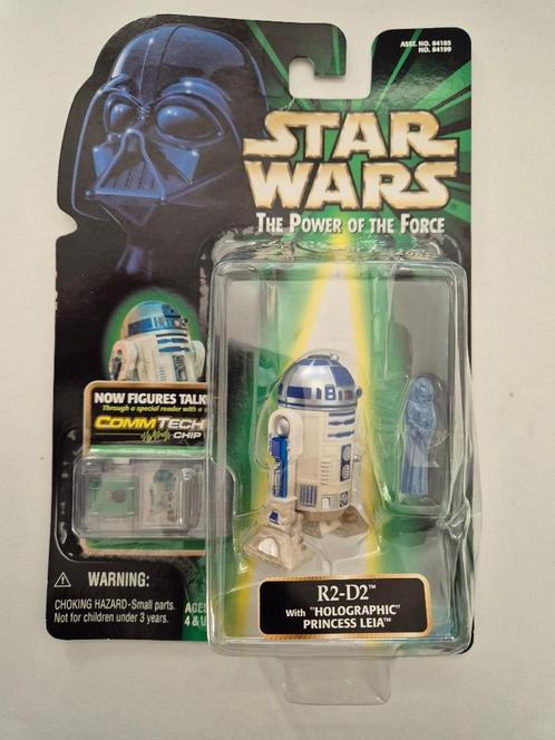 Star Wars POTF Commtech R2-D2 with Holographic Princess Leia, Verzamelen, Star Wars, Nieuw, Actiefiguurtje, Ophalen of Verzenden