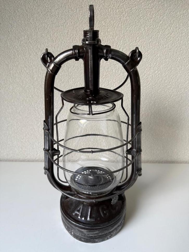 Vintage ALG stormlamp / stormlantaarn, Antiek en Kunst, Antiek | Lampen, Ophalen