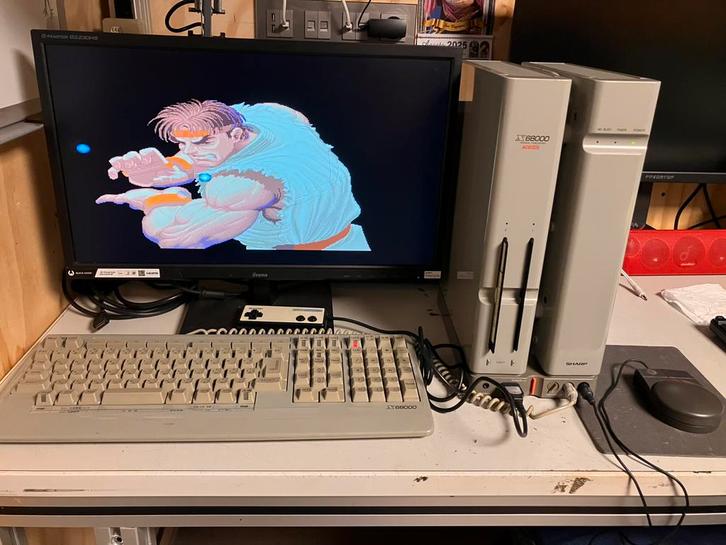 SHARP X68000 ACE HD 6MB RAM 4.7GB SCSI Reccaped, Computers en Software, Vintage Computers, Ophalen of Verzenden
