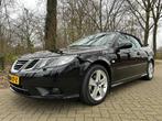 Saab 9-3 2.0T Vector 2008 Zwart Automaat Xenon 175PK, Auto's, Saab, 1998 cc, Startonderbreker, Zwart, 4 cilinders