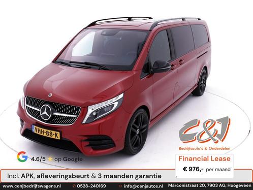 Mercedes-Benz V-klasse 300d 4-MATIC xl dubbele cabine Avantg, Auto's, Bestelauto's, Bedrijf, Te koop, 360° camera, 4x4, ABS, Achteruitrijcamera